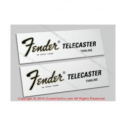 1968-1975 FENDER TELECASTER THINLINE WATERSLIDE HEADSTOCK DECALS